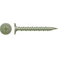 Strong-Point Wood Screw, #8, 1-5/8 in, Ruspert Coated Wafer Head Phillips Drive CB815SPN